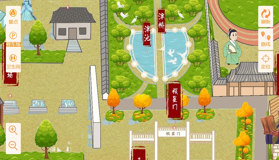 香格里拉手绘地图景区语音讲解导览系统：智慧景区建设的基石